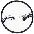 The Creation Of Adam Embroidered Iron On Patch