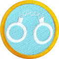 Crime Prevention Wilderness Scout Merit Badge Iron on Patch 
