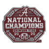 2020 College National Champions Alabama Crimson Tide Football Patch 