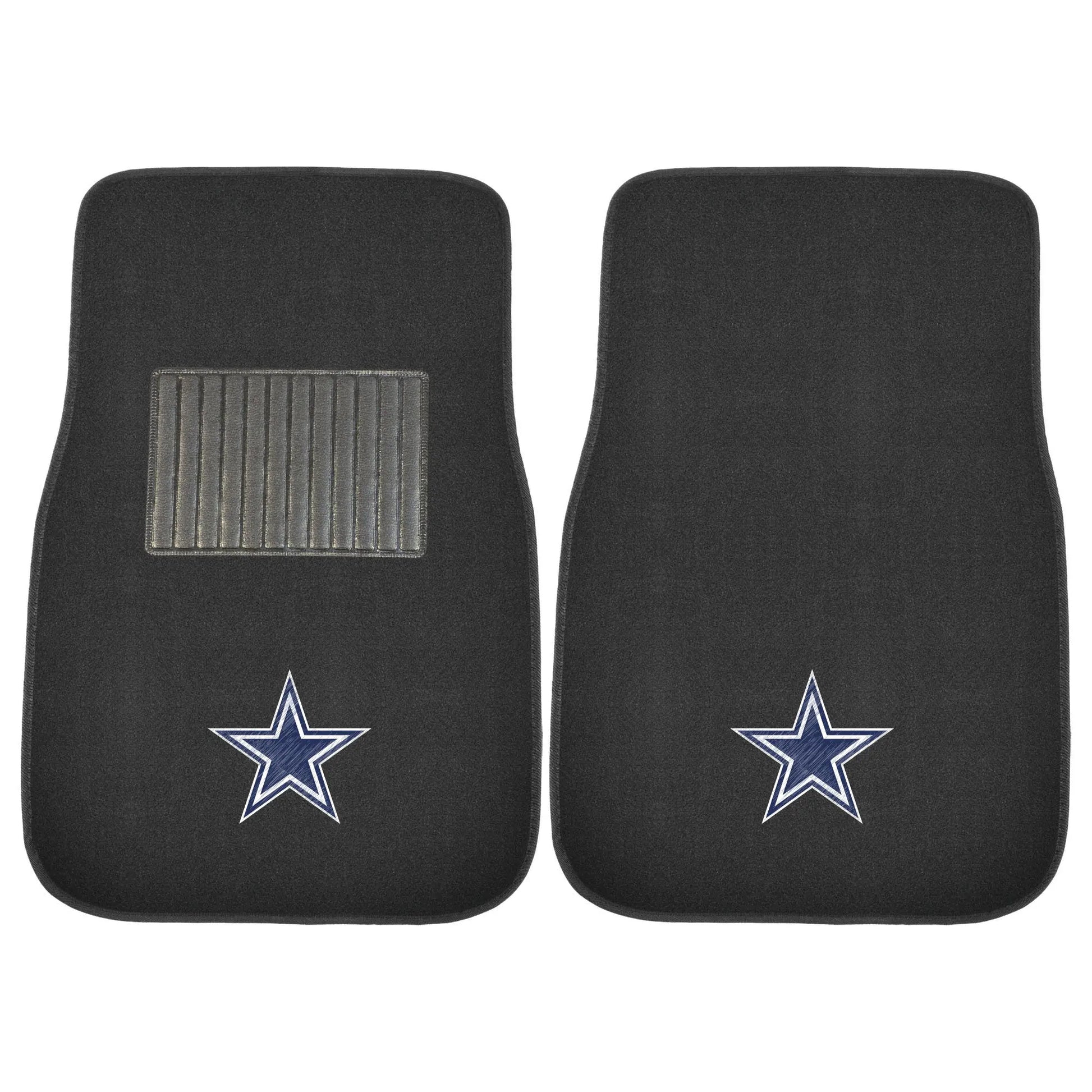 Dallas Cowboys 2-Piece 17 in. x 25.5 in. Carpet Embroidered Car Mat 