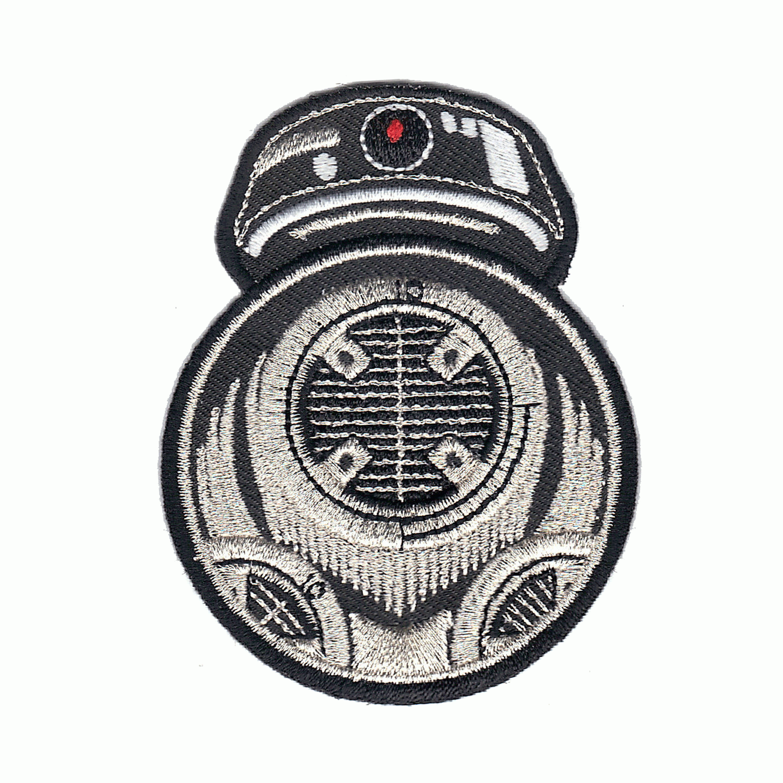 Star Wars The Last Jedi Dark Side BB-9E Logo Iron On Patch 