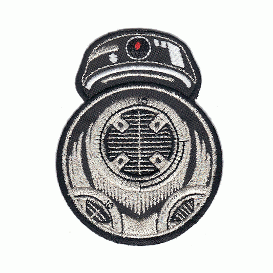 Star Wars The Last Jedi Dark Side BB-9E Logo Iron On Patch 