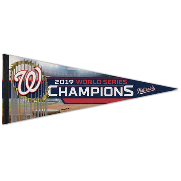 2019 World Series Champions Premium Pennant 12" x 30" Washington Nationals 