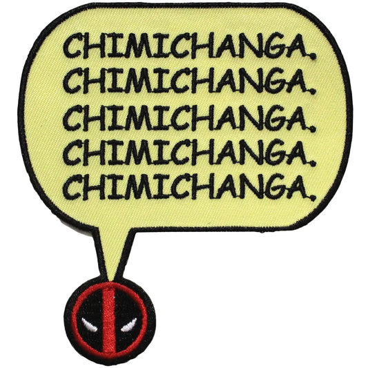 Marvel Comics Deadpool 'Chimichanga' Iron on Applique Patch 