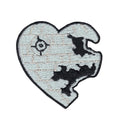 Death Heart Embroidered Iron On Patch