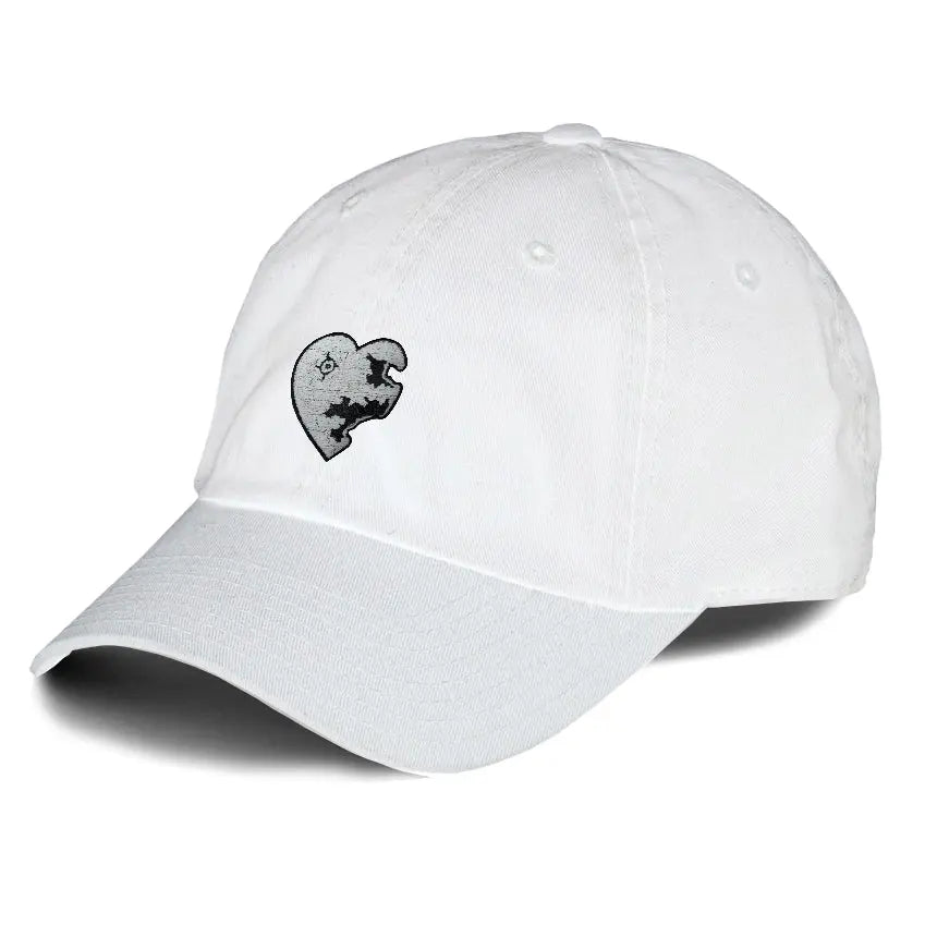 Death Heart Dad Hat Embroidered Curved Adjustable Baseball Cap 