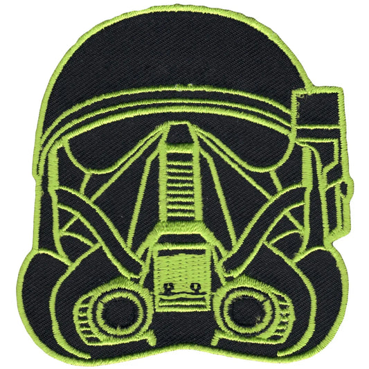 Star Wars Rogue One Death Trooper Helmet Iron On Patch 
