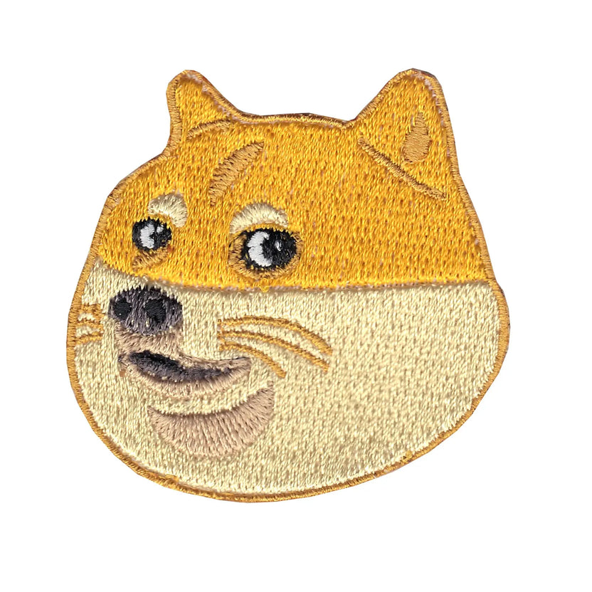 Doge Embroidered Iron On Patch – Patch Collection