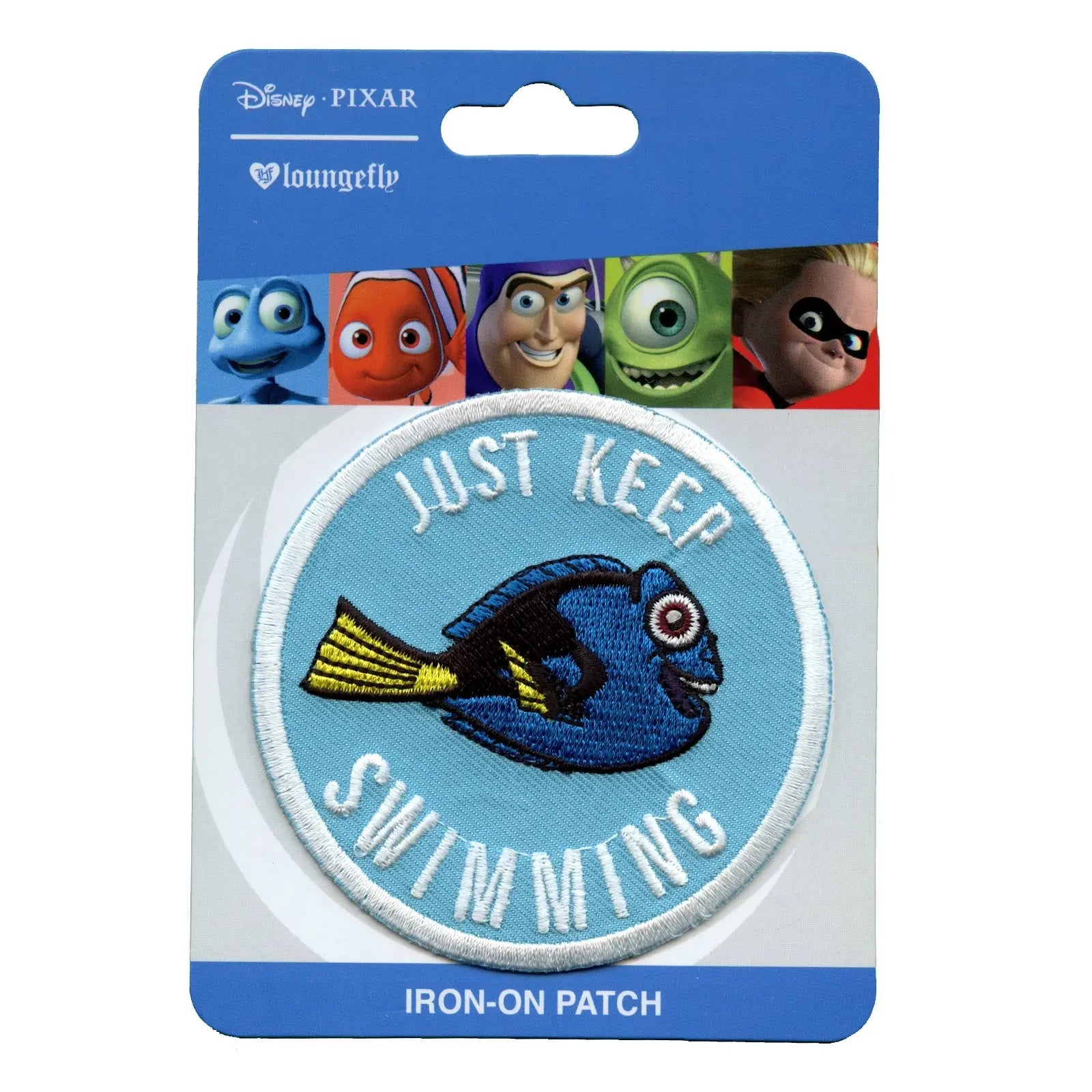 Finding Dory Just Keep Swimming Disney Iron on Patch 