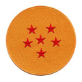 Dragon Ball Z Anime Six Star Dragon Ball Embroidered Iron On Patch 