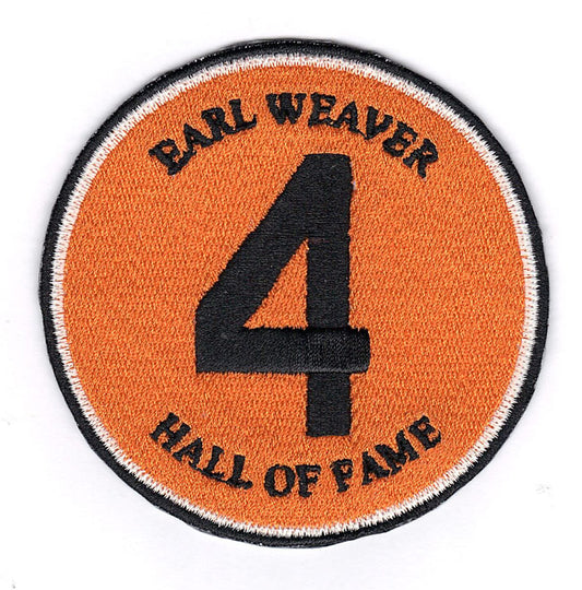 Earl Weaver Number '4 Hall Of Fame' Baltimore Orioles Memorial Sleeve Patch (2013) 