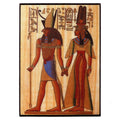 Queen Nefertiti And God Horus Embroidered Iron-on FotoPatch