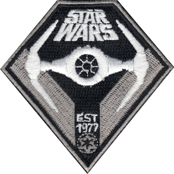 Star Wars Tie Interceptor 'Est 1977' Iron On Patch 