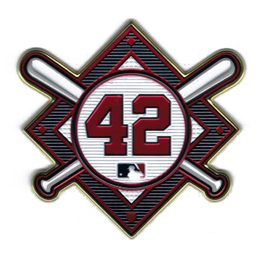 Jackie Robinson Day "42" MLB Jersey Sleeve Patch (Braves) 