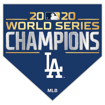 2020 MLB World Series Champions Home Plate Pin Los Angeles Dodgers 