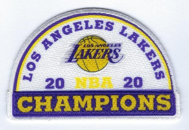 2020 NBA Finals Champions Los Angeles Lakers Patch 