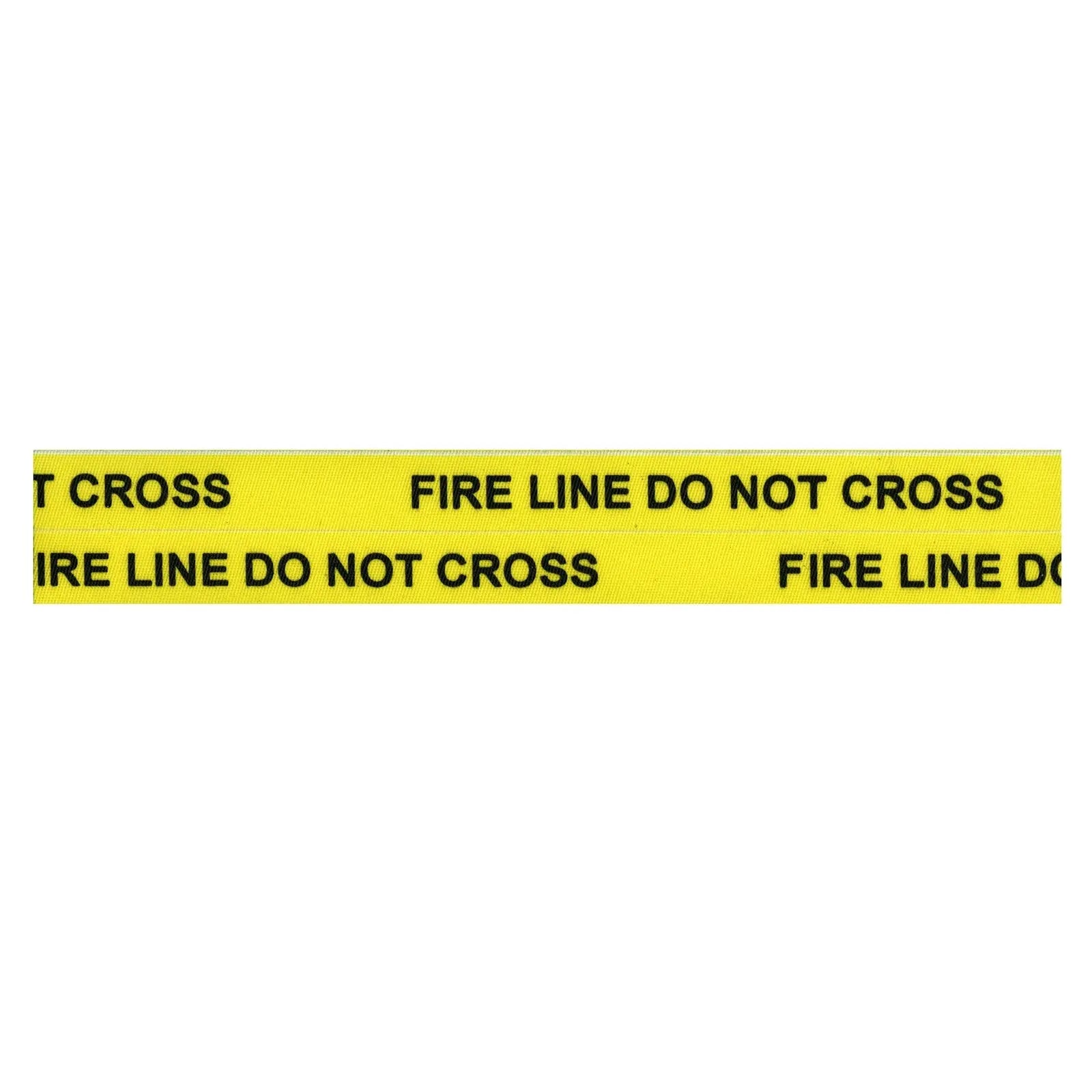 Fire Line Do Not Cross Warning Tape Iron On FotoPatch 