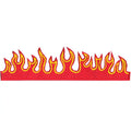 Flames Patch Emoji Embroidered Iron On