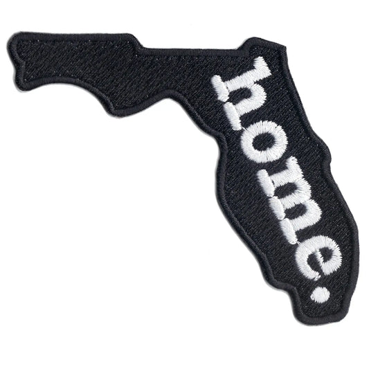 Florida Home State Patch Embroidered Iron On 