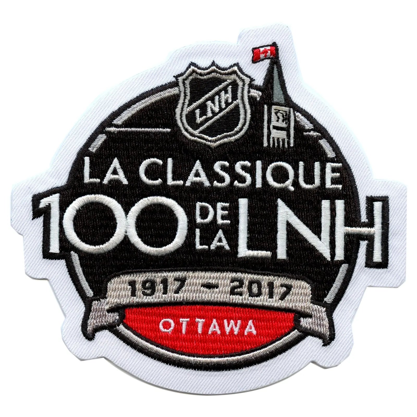 2017 NHL 100th La Classique Jersey Patch Ottawa Senators Montreal Canadiens French 
