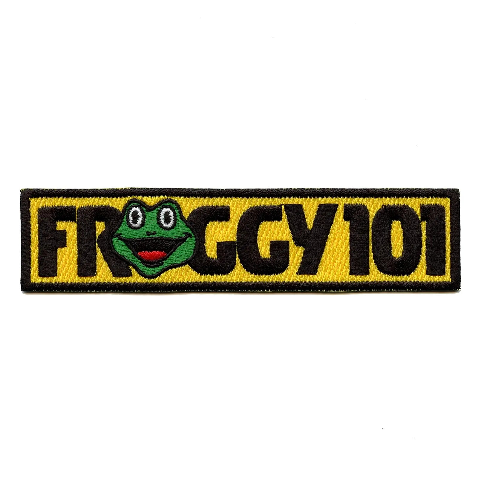 Froggy 101 Paper Company Logo Embroidered Iron On Patch 