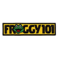 Froggy 101 Paper Company Logo Embroidered Iron On Patch 