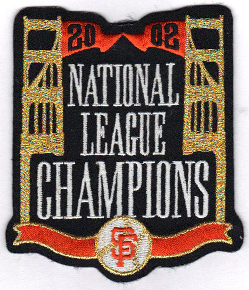 2002 San Francisco Giants National League Champions Jersey Patch 