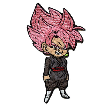 Dragon Ball Z Super Saiyan Rose Character Anime Embroidered Iron On Patch 