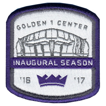 2016 Official Sacramento Kings Inaugural Season At Golden 1 Center Jersey Patch 