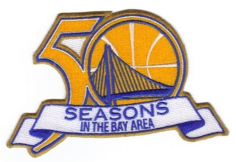 Golden State Warriors 50th Anniversary Logo Patch (2011-12) 