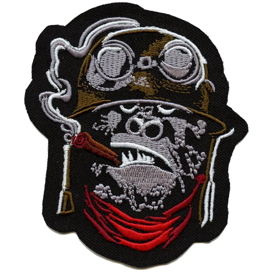 Gorilla General With Bandana Smoking Cigar Embroidered Iron On Patch 