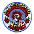 Grateful Dead Patch Skull Rose Logo Embroidered Iron On