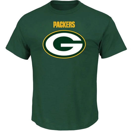 Green Bay Packers 'Nine Critical Victory' Green Tee T Shirt 