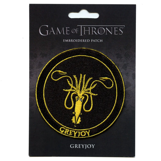 Official Game Of Thrones House GreyJoy HBO Embroidered Patch 