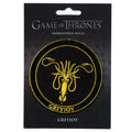 Official Game Of Thrones House GreyJoy HBO Embroidered Patch