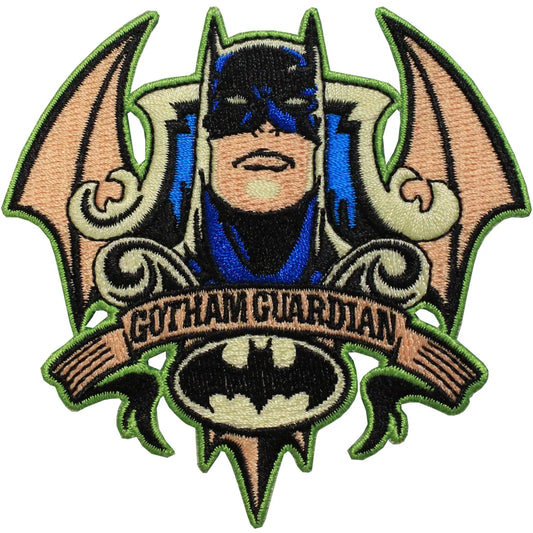 DC Comics Batman The Dark Knight 'Gotham Guardian' iron on Applique Patch 