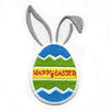 Happy Easter Egg With Bunny Ears Iron On Patch 