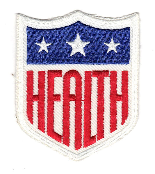 1942 Major League Baseball World War II 'Health' Shield Memorial Jersey Sleeve Patch 