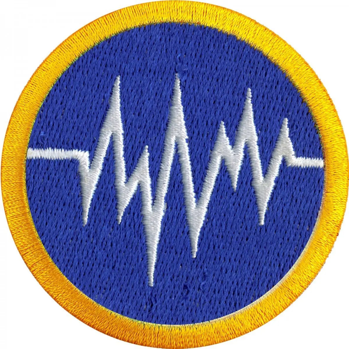 Checking Pulse Merit Badge Embroidered Iron-on Patch 