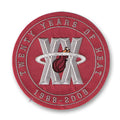 Miami Heat 20th Anniversary Logo Patch Red (2007-08) 