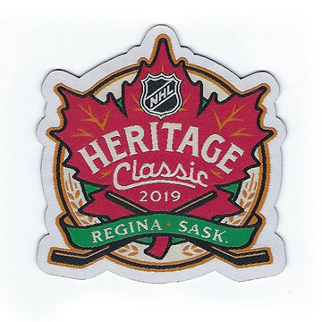 2019 NHL Heritage Classic Jersey Woven Patch Winnipeg Jets Calgary Flames (4 Inches) 