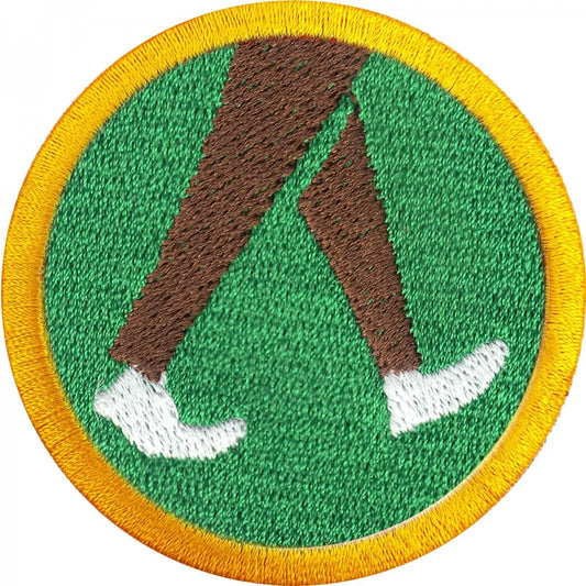 Marching Wilderness Scout Merit Badge Iron on Patch 