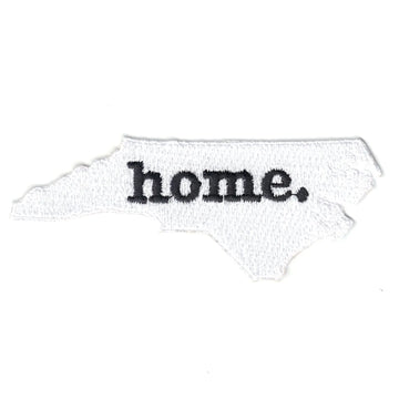 North Carolina Home State Embroidered Iron On Patch 