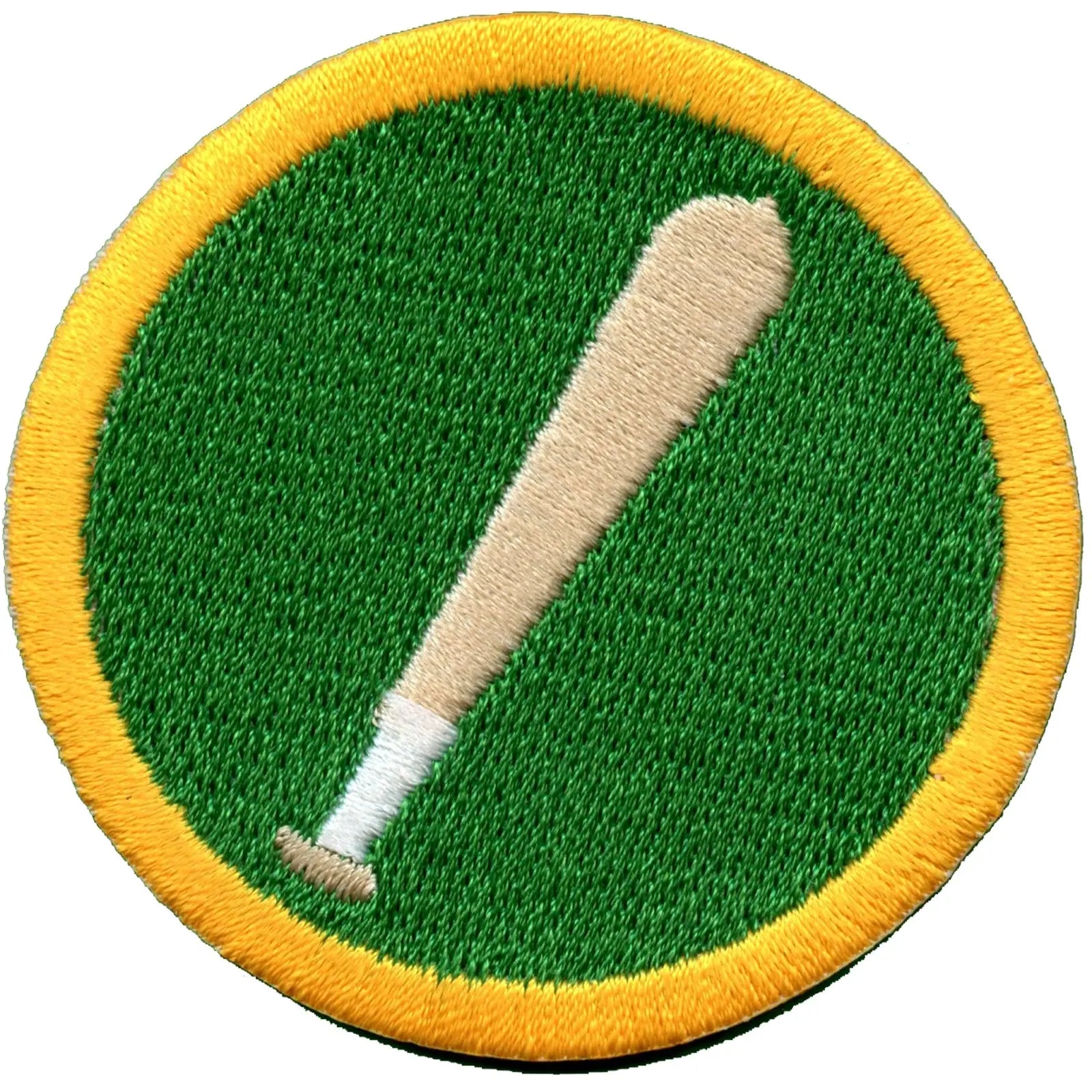 Homerun Baseball Merit Badge Embroidered Iron-on Patch 