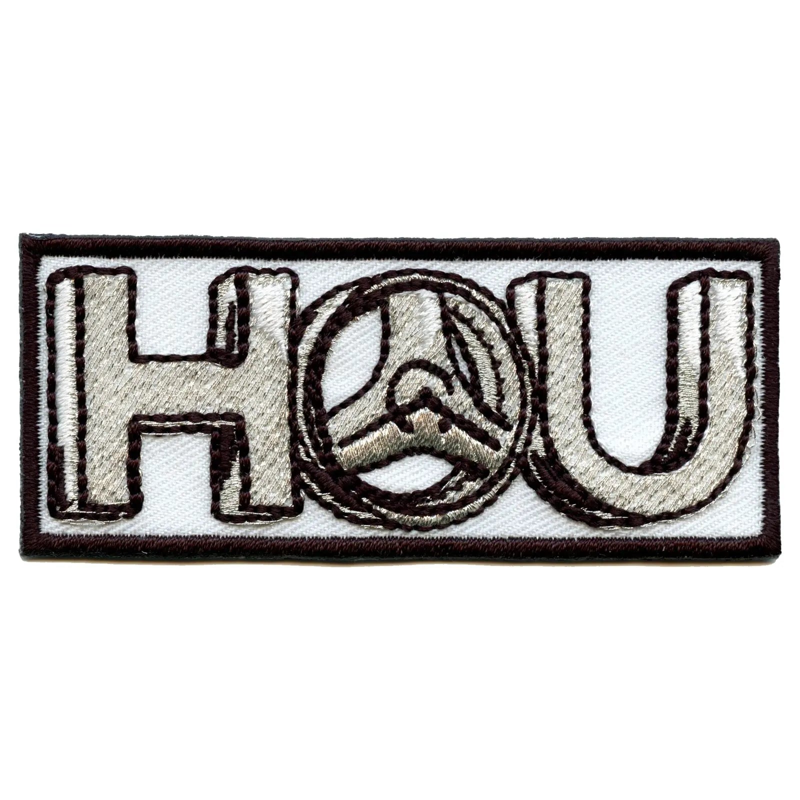 Houston Blades Rim Logo Embroidered Iron On Patch 