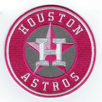 Houston Astros Mothers Day Pink Sleeve Jersey Patch 