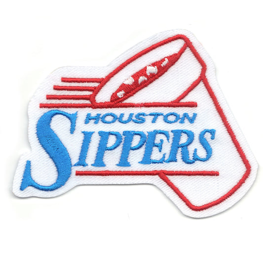 Houston Sippers Basketball Parody Logo Iron On Patch 