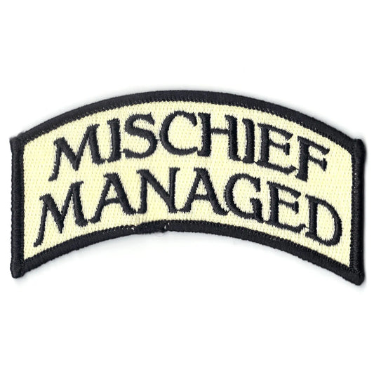 Harry Potter Mischief Managed Patch 