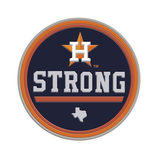 Houston Astros Houston Strong Aluminum Auto Color Emblem 