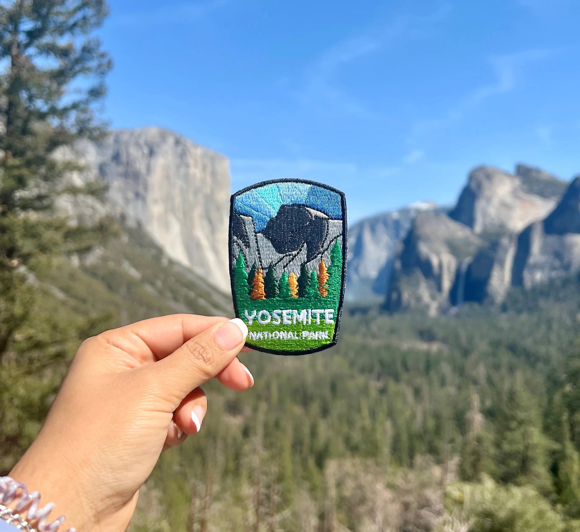 Yosemite Travel Patch National Park Embroidered Iron On 